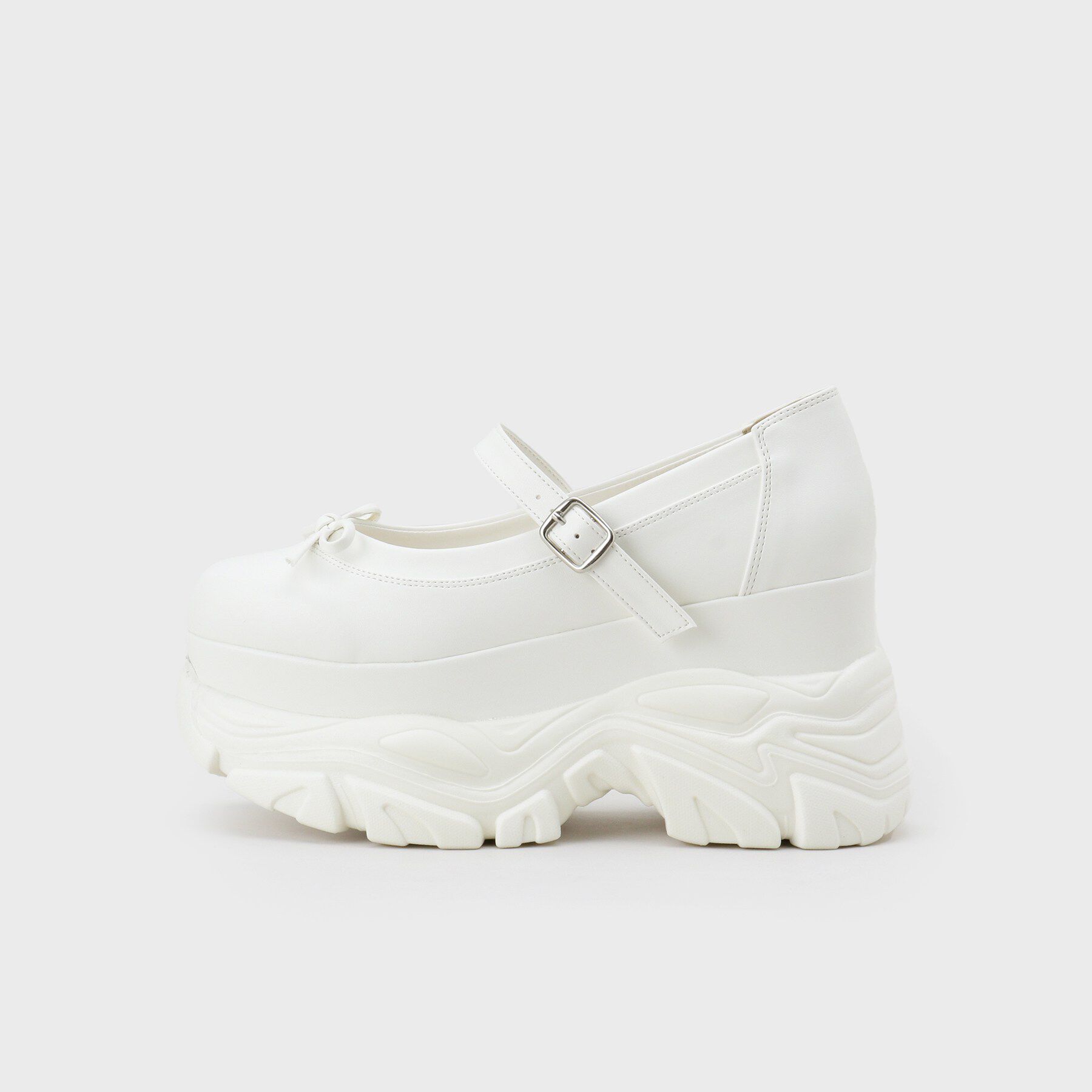 csT&P「厚底ストラップリボンパンプス」|パンプス|