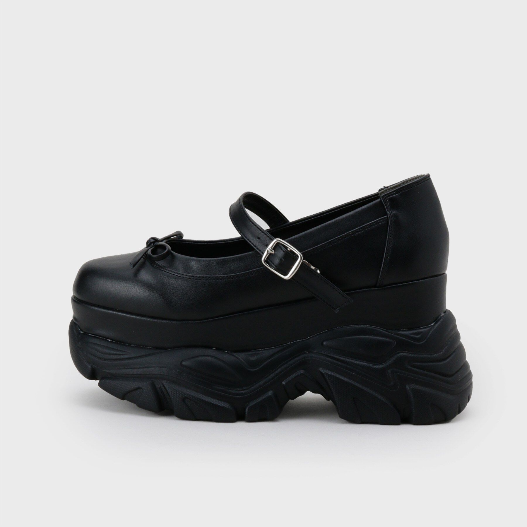 csT&P「厚底ストラップリボンパンプス」|パンプス|