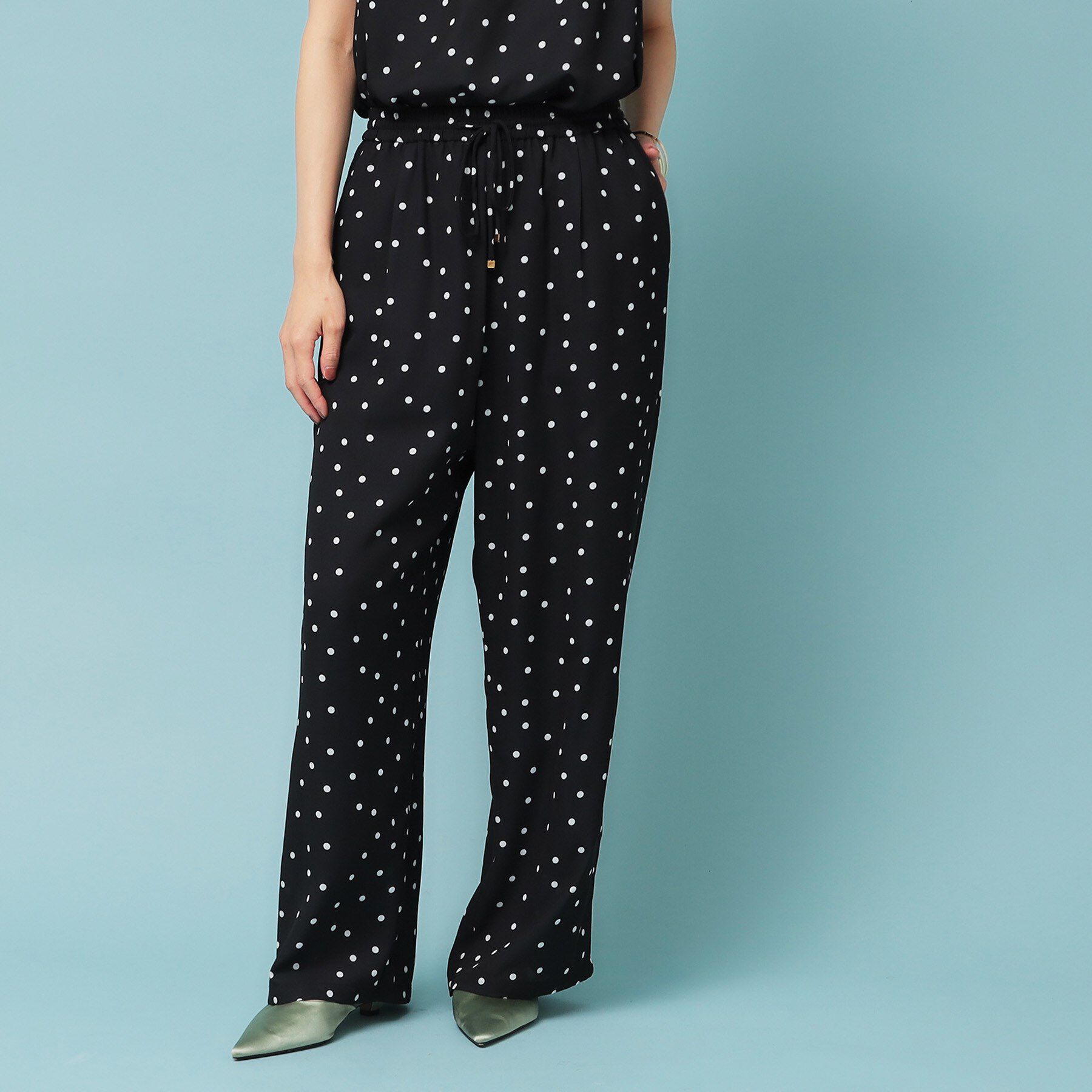 SunaUna「【リラクシー】ドット柄ワイドパンツ」|その他|