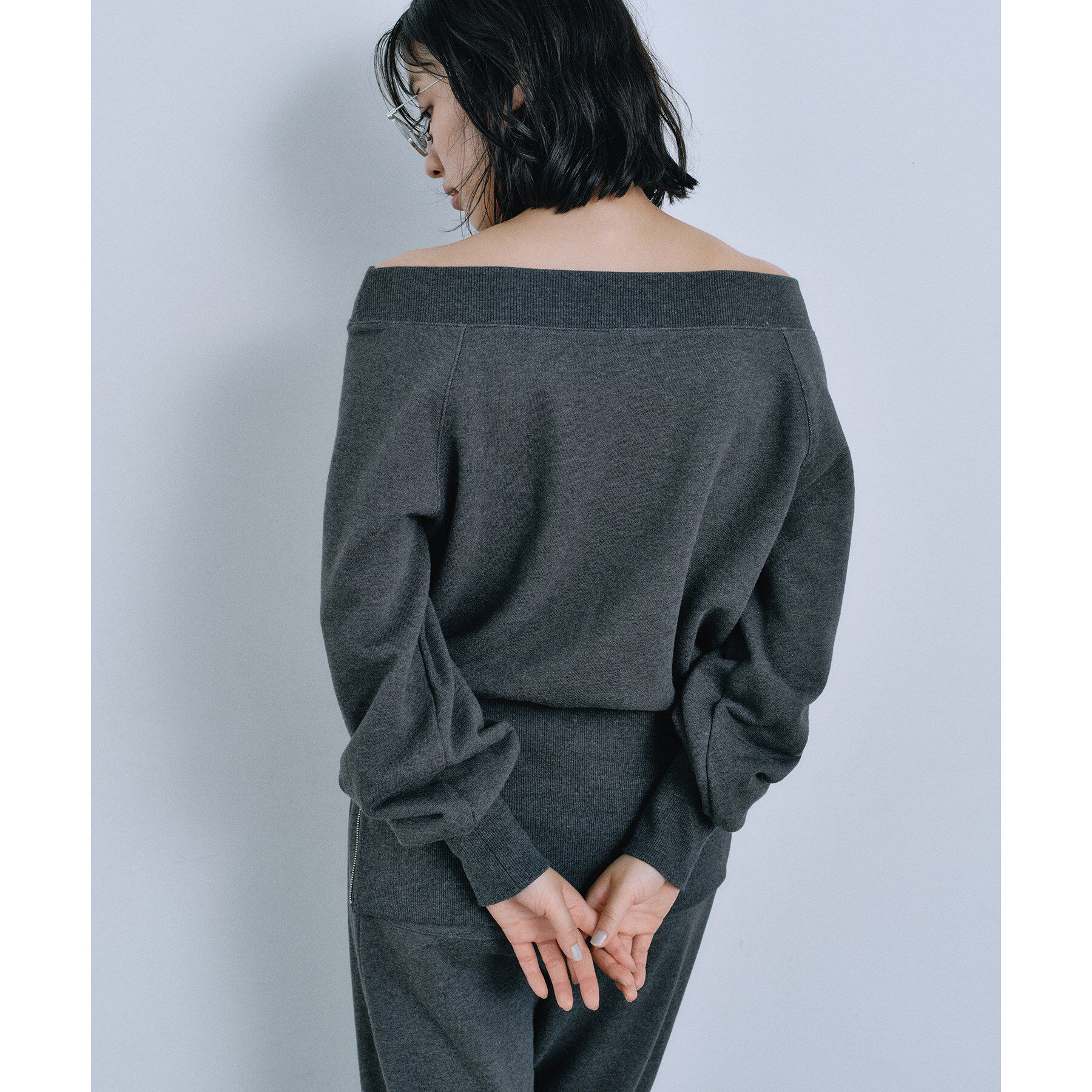 CODE A「off－shoulder sweat」|パーカー|