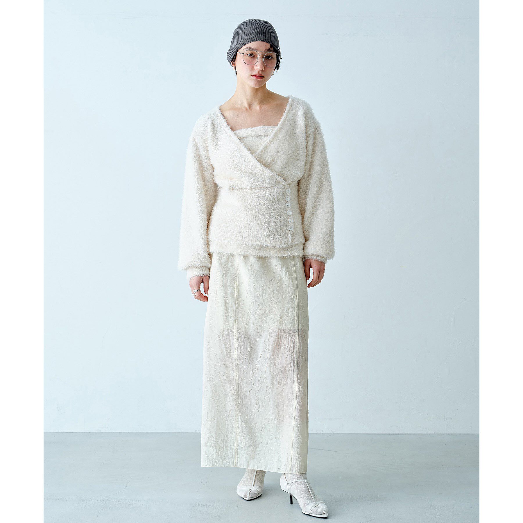 CODE A「pencil sheer skirt」|スカート|