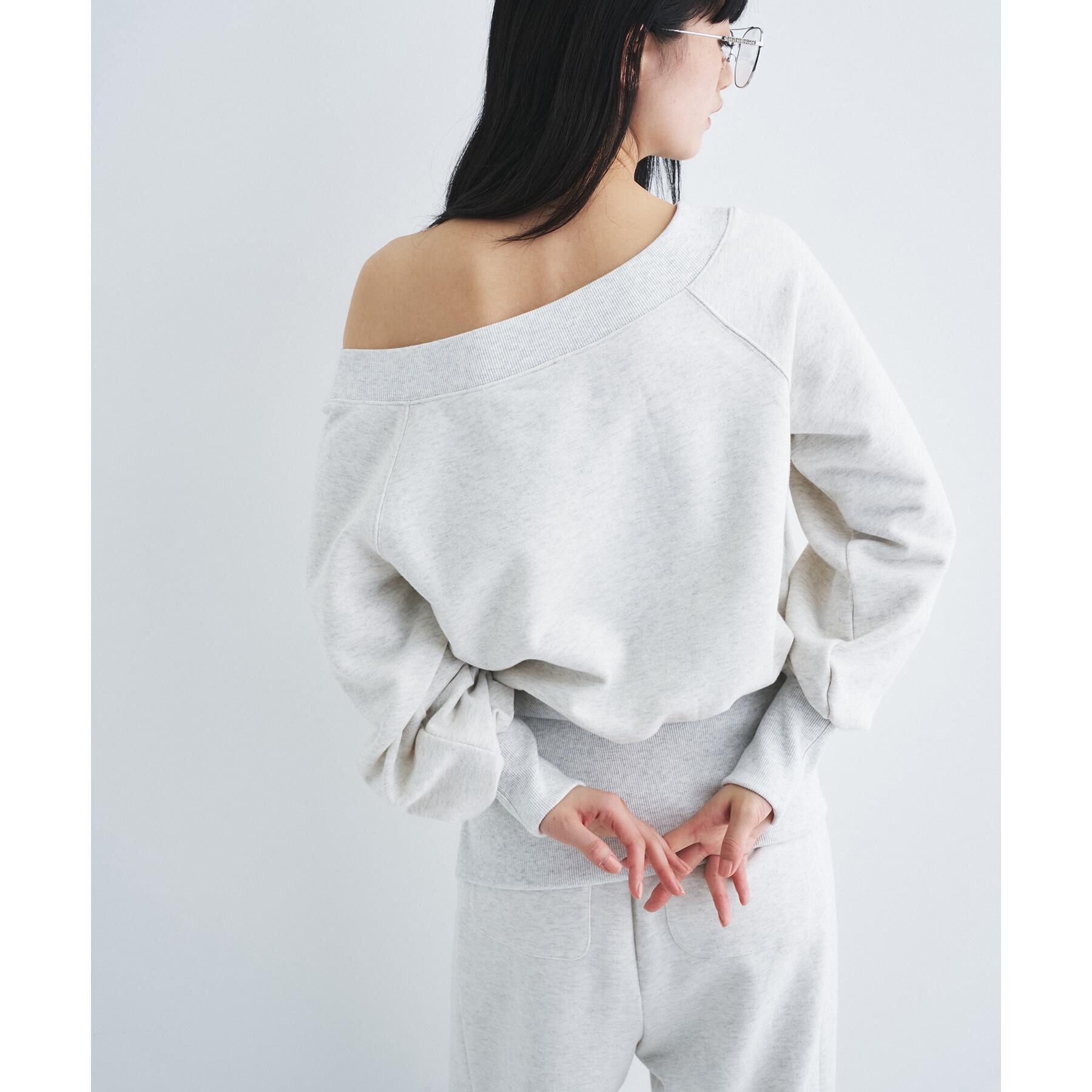 CODE A「【Re】off－shoulder sweat」|パーカー|