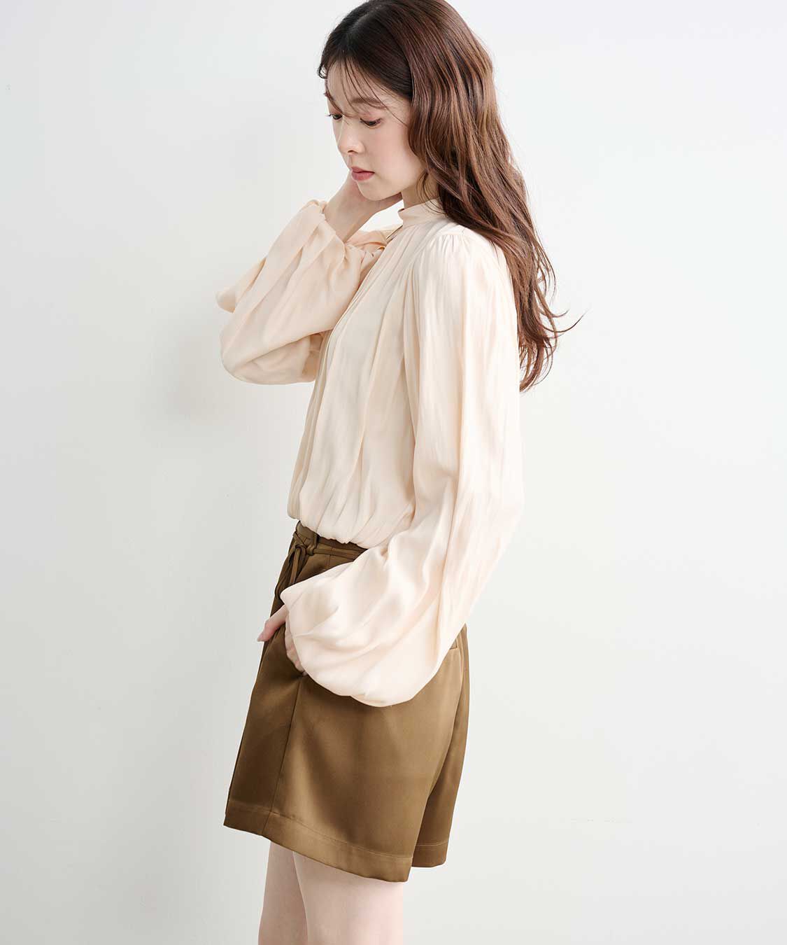 COCO DEAL「サテンタックショートパンツ」|その他|