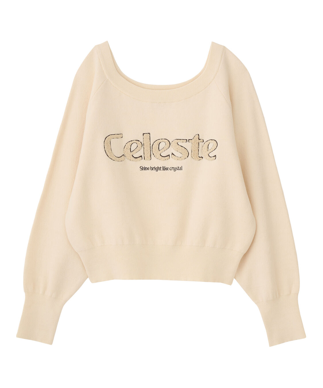 COCO DEAL「スウェットライクロゴニット」|ニット・セーター|