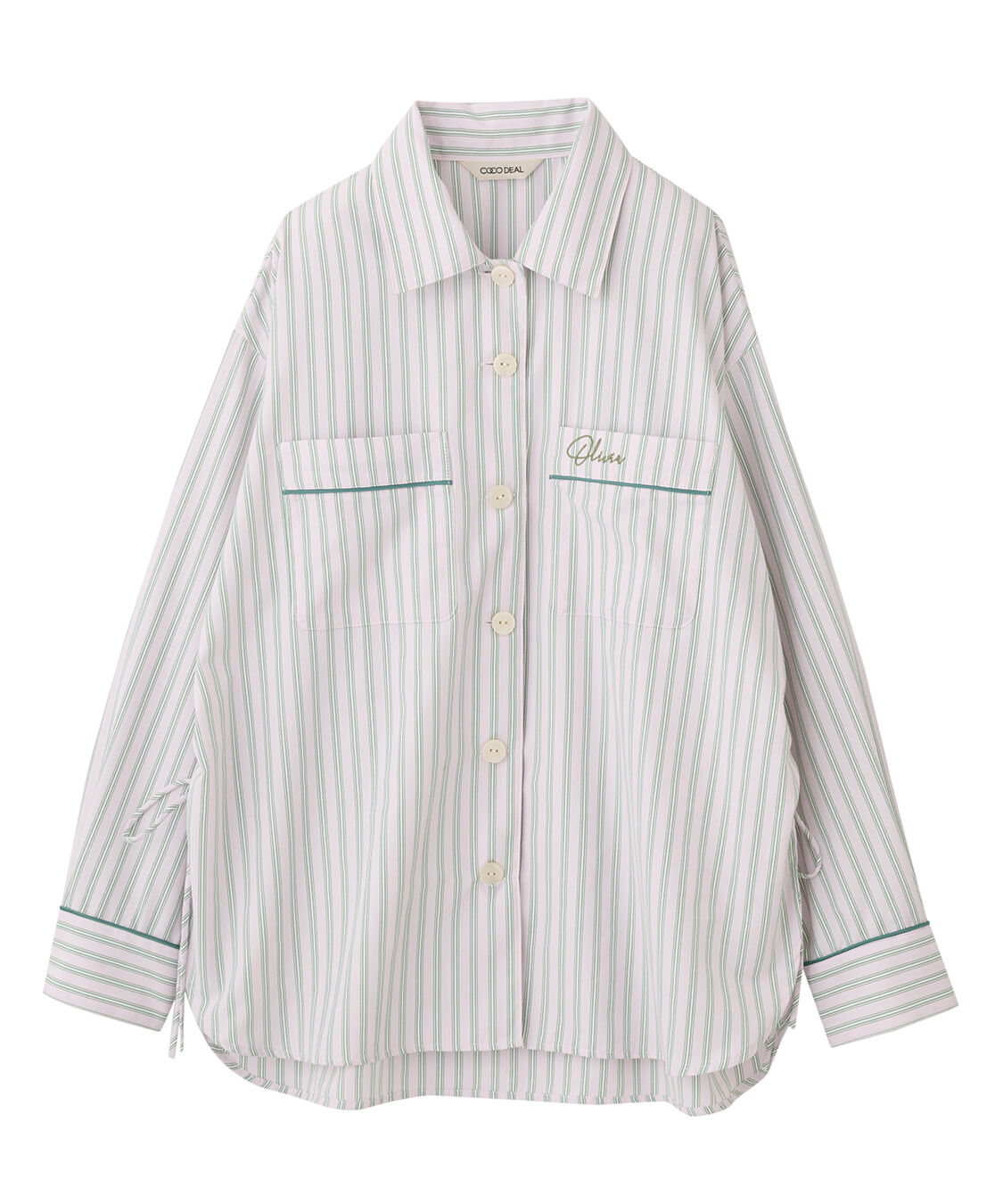 COCO DEAL「パジャマライクシャツ」|シャツ・ブラウス|ピンク