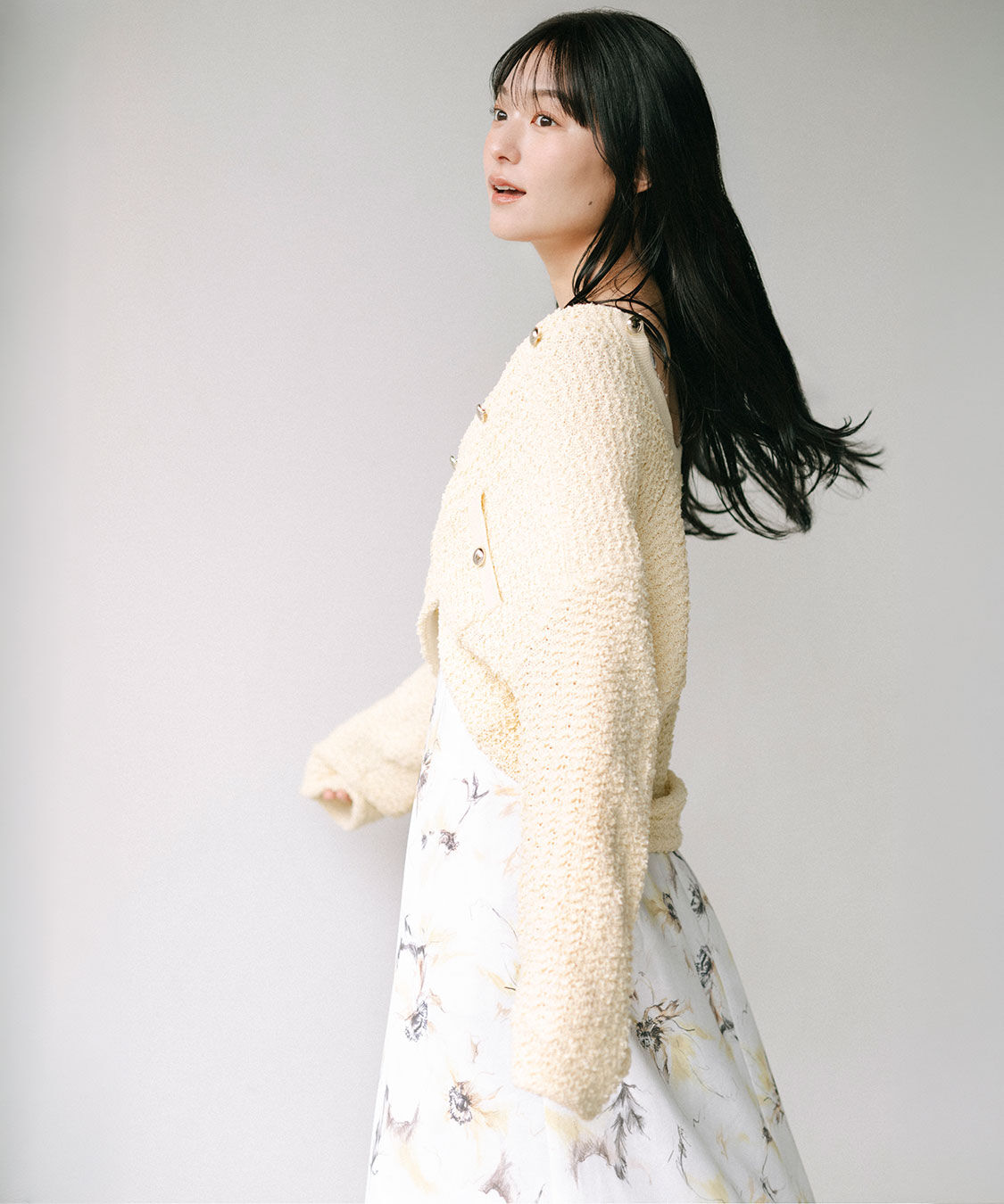 COCO DEAL「フラワープリントレーストリムキャミワンピース」|ワンピース|