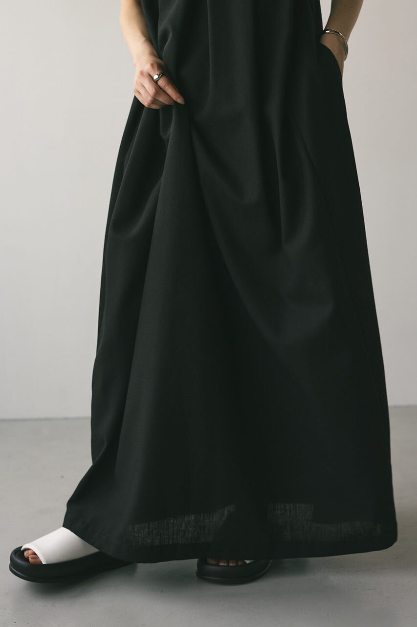 STYLEMIXER「ビッグカラーフレアワンピース」|ワンピース|