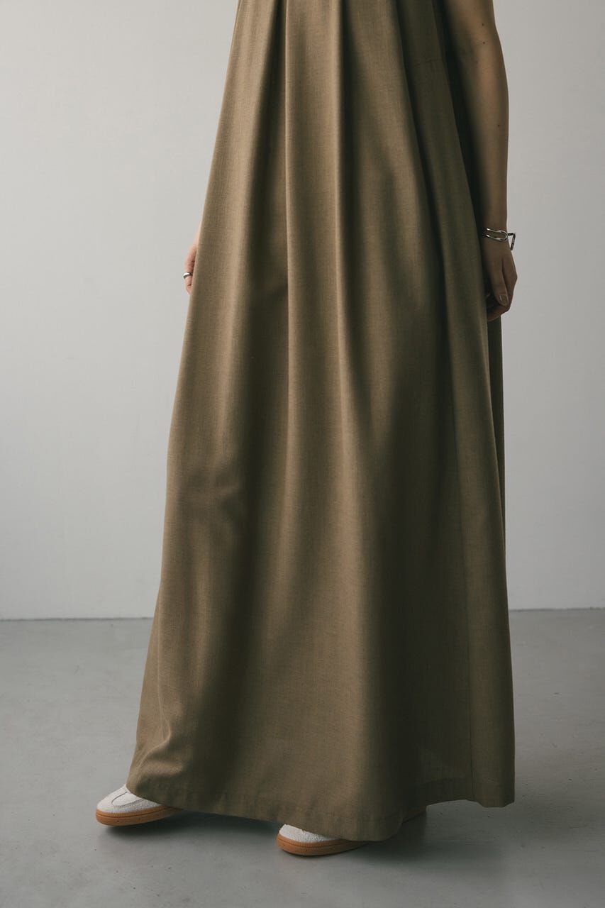 STYLEMIXER「ビッグカラーフレアワンピース」|ワンピース|