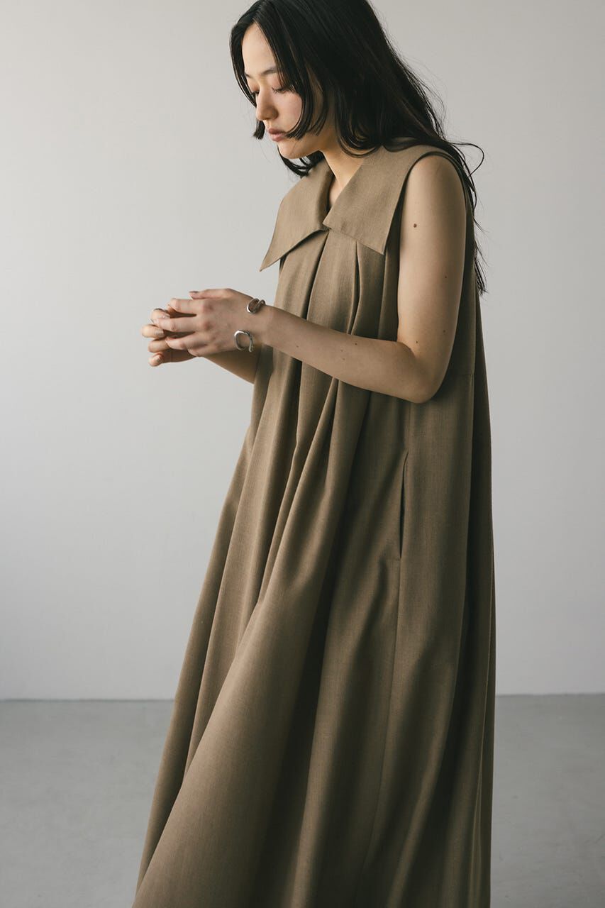 STYLEMIXER「ビッグカラーフレアワンピース」|ワンピース|