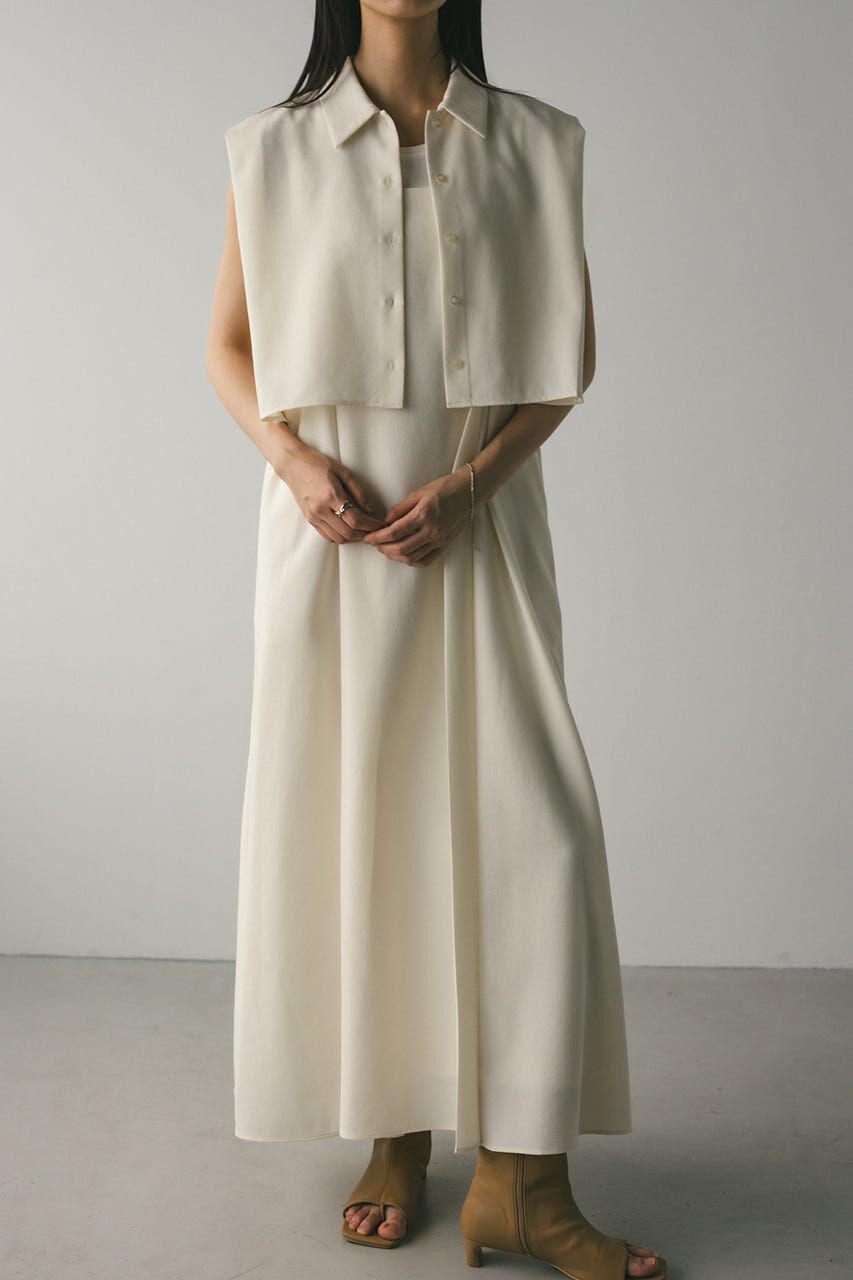 STYLEMIXER「2ピースシャツレイヤードワンピース」|ワンピース|