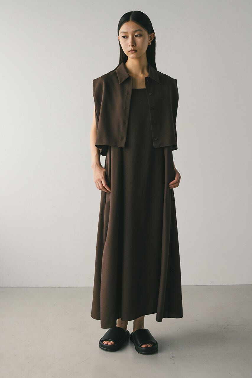 STYLEMIXER「2ピースシャツレイヤードワンピース」|ワンピース|