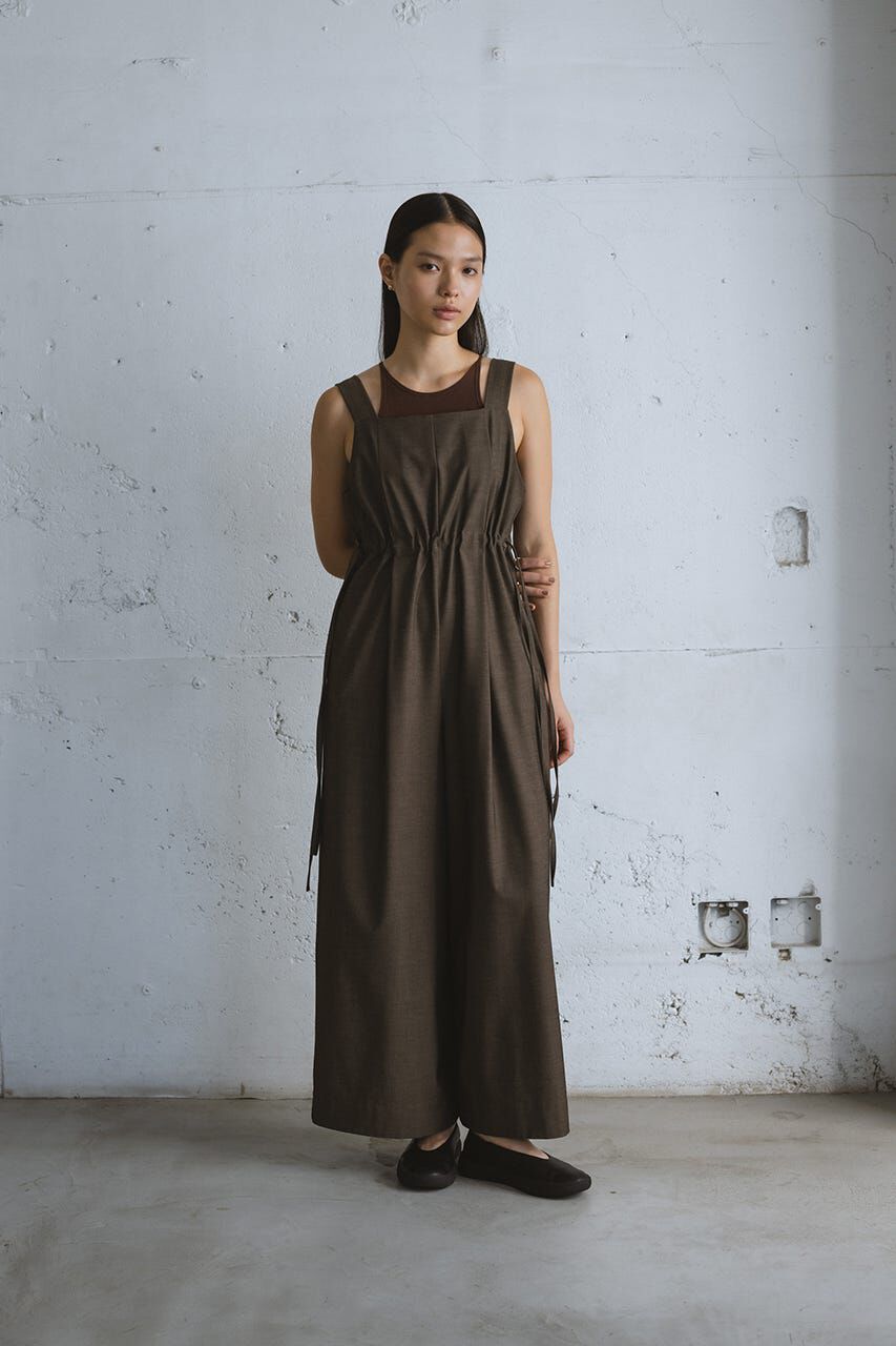 STYLEMIXER「サイドギャザーワイドロンパース」|その他|