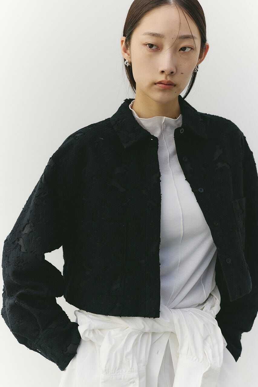 STYLEMIXER「ジャガードショートジャケット」|シャツ・ブラウス|