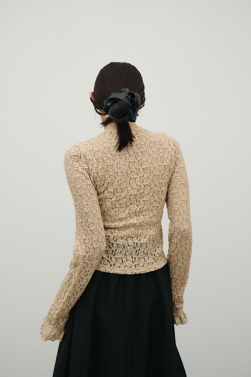 STYLEMIXER「タックショルダーレースカーデ」|Tシャツ・カットソー|