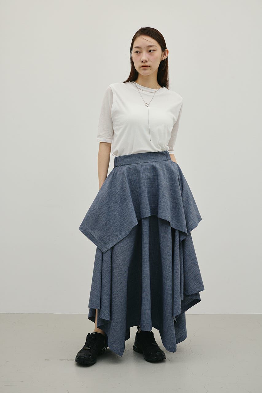 STYLEMIXER「レイヤードフレアスカート」|スカート|