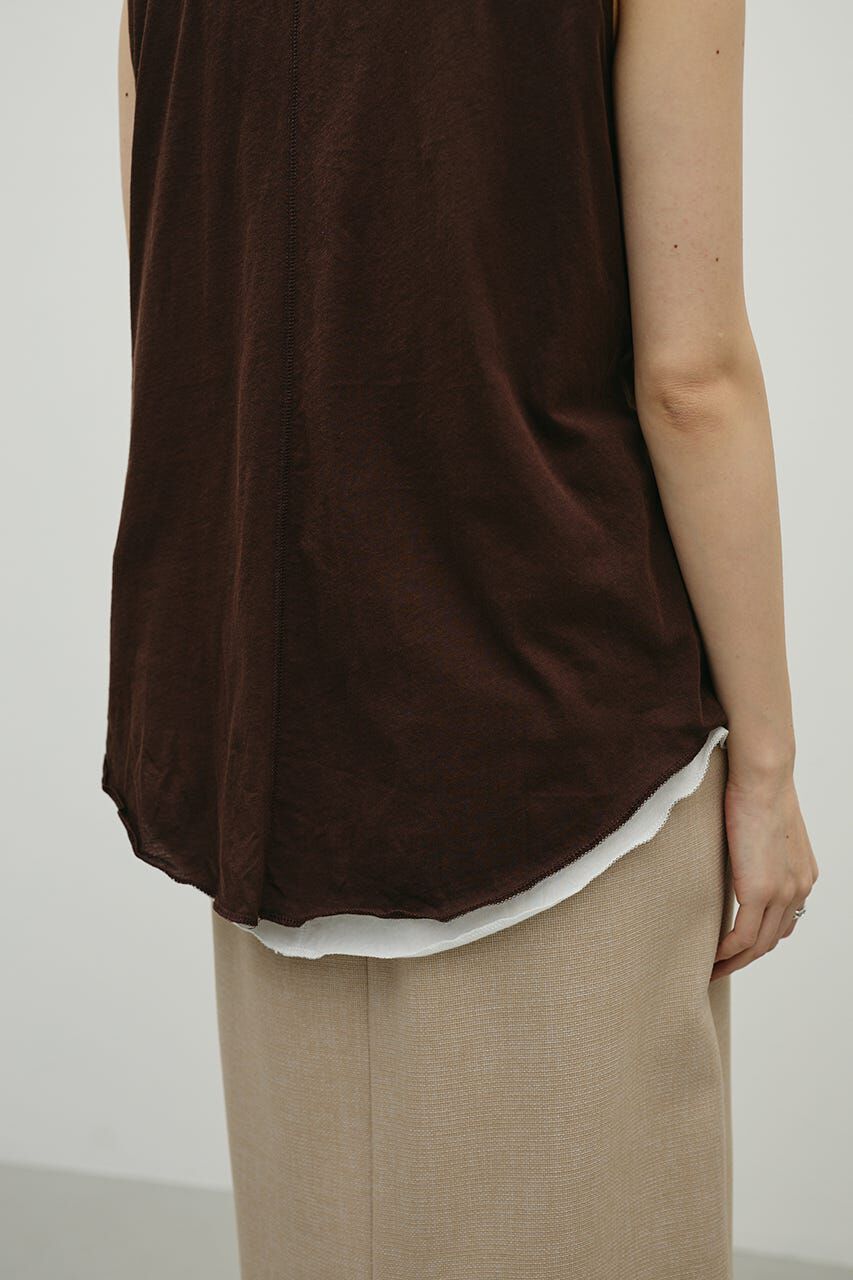 STYLEMIXER「シアーバックシームタンク」|タンクトップ|