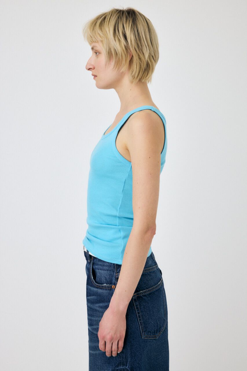 MOUSSY「BASIC RIB タンク」|タンクトップ|