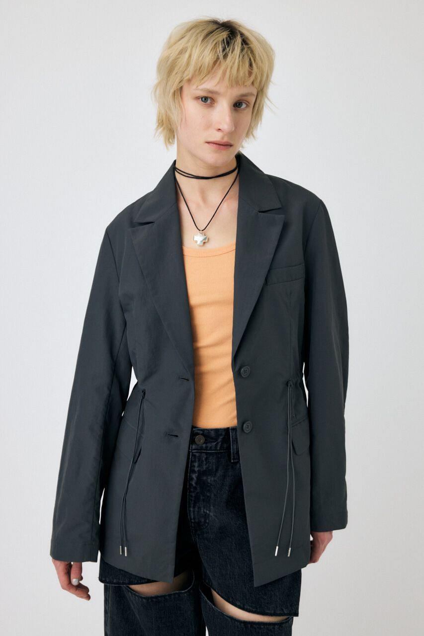 MOUSSY「WAIST DRAWSTRING ジャケット」|その他|D/GRY3