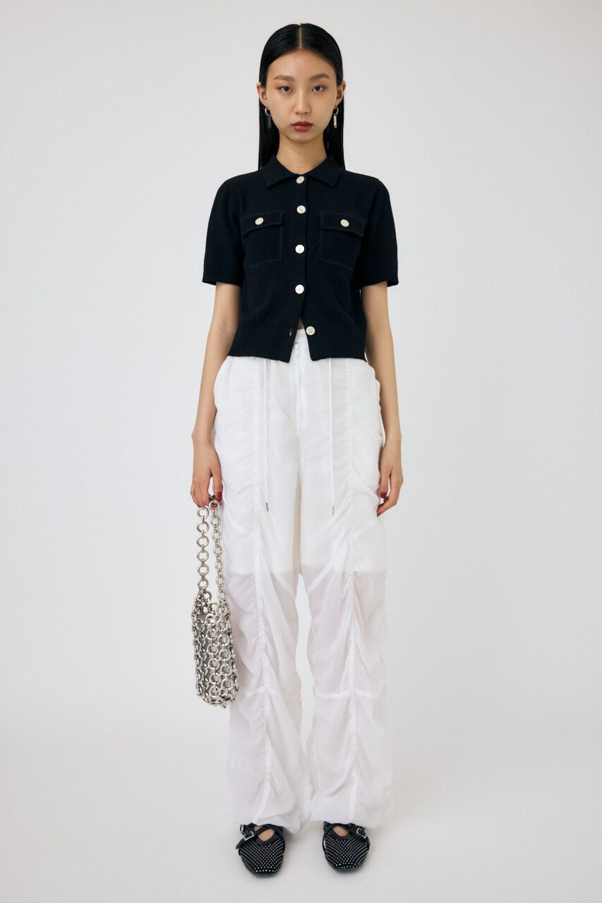 MOUSSY「OVERLOCK POCKET ニットシャツ」|ニット・セーター|