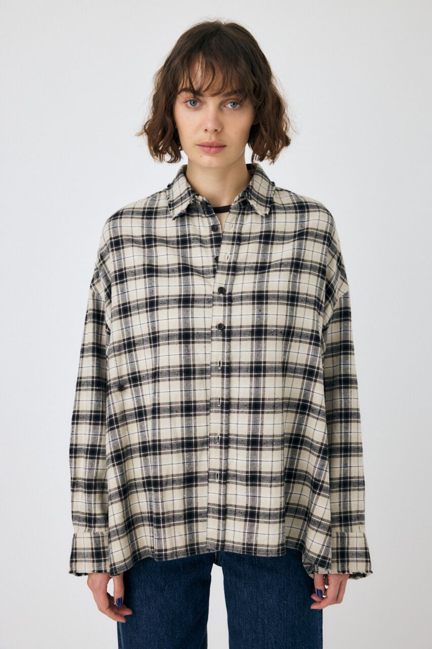 MOUSSY「BORROWED PLAID シャツ」|シャツ・ブラウス|