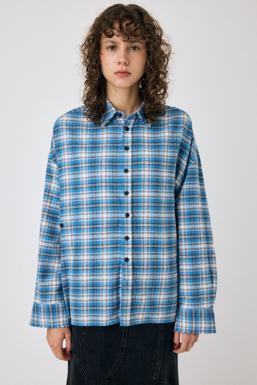 MOUSSY「BORROWED PLAID シャツ」|シャツ・ブラウス|