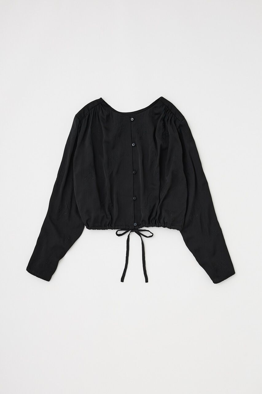 MOUSSY「花柄刺繍ブラウス リサイクルポリエステル使用」|シャツ・ブラウス|