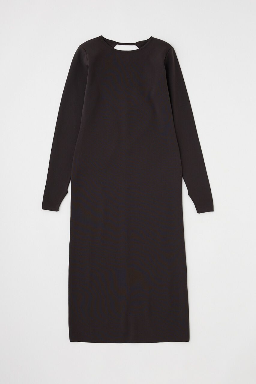 MOUSSY「バックオープンニットワンピース　リサイクルポリエステル使用」|ワンピース|