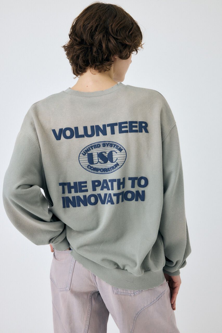 MOUSSY「SUNBURN VINTAGE LIKE プルオーバー」|パーカー|GRY