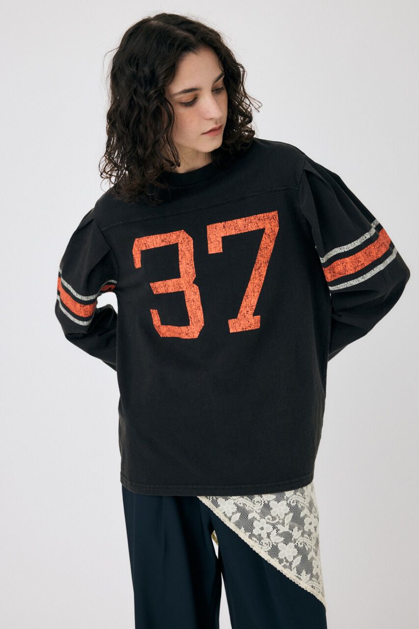 MOUSSY「NUMBERING VINTAGE ロンT」|Tシャツ・カットソー|