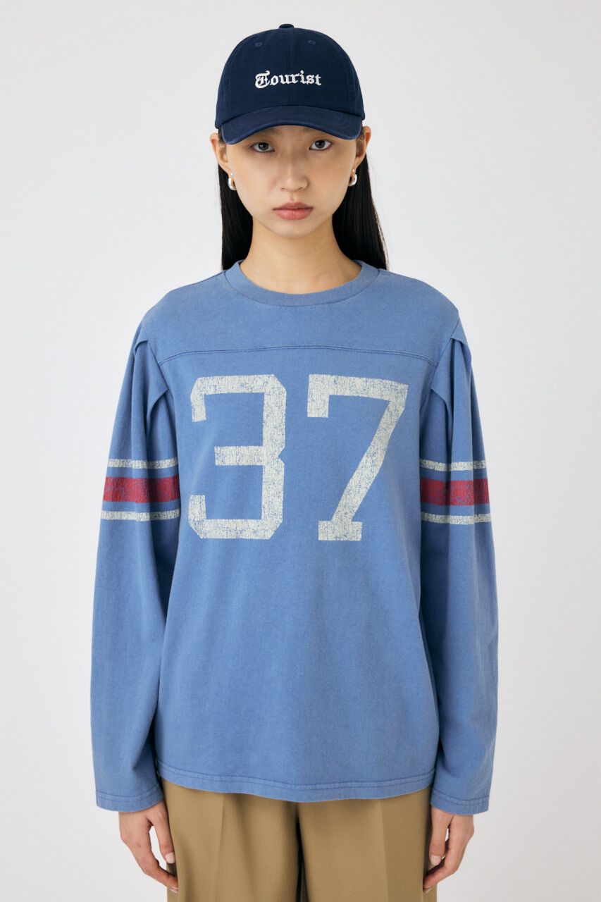 MOUSSY「NUMBERING VINTAGE ロンT」|Tシャツ・カットソー|