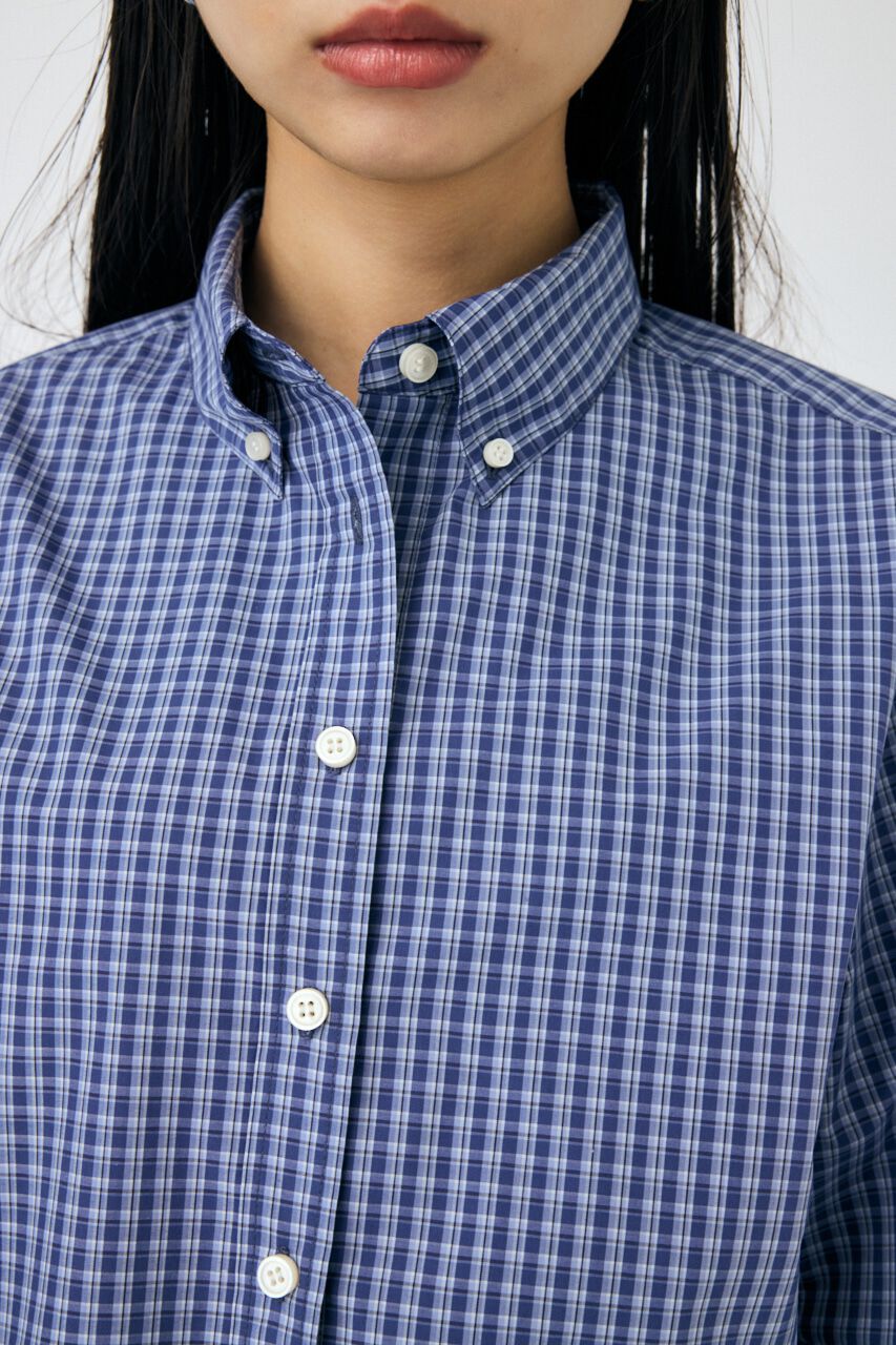 MOUSSY「WIDE SLEEVE PLAID シャツ」|シャツ・ブラウス|