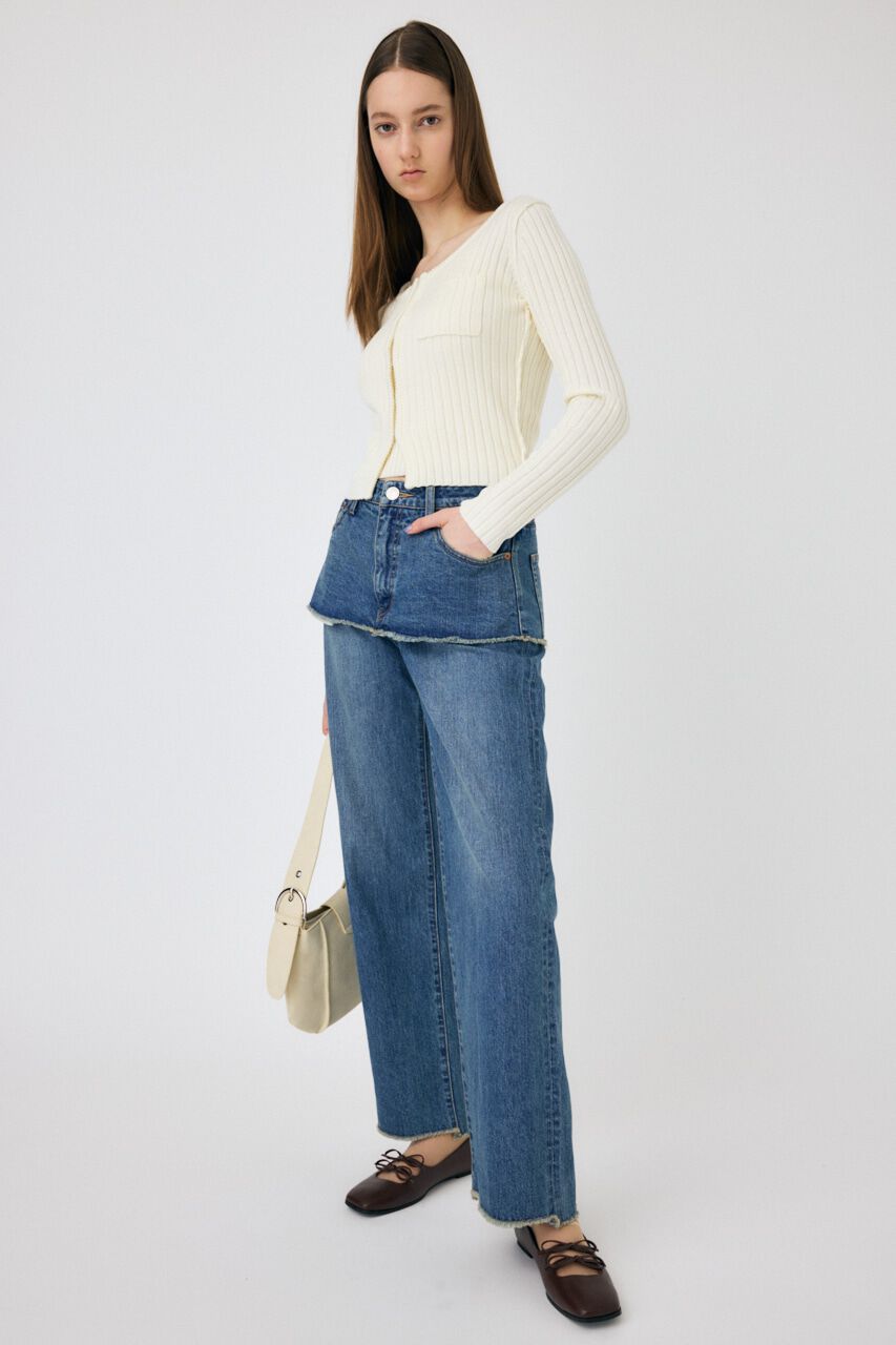 MOUSSY「RIB KNIT CD & タンク」|ニット・セーター|