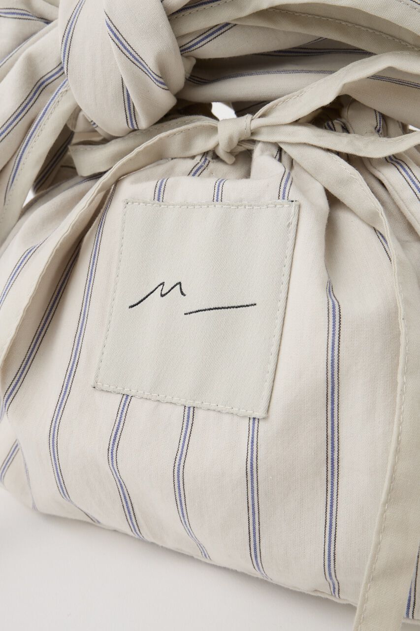 MOUSSY「ストライプ巾着ミニバッグ　オーガニックコットン使用」|その他|