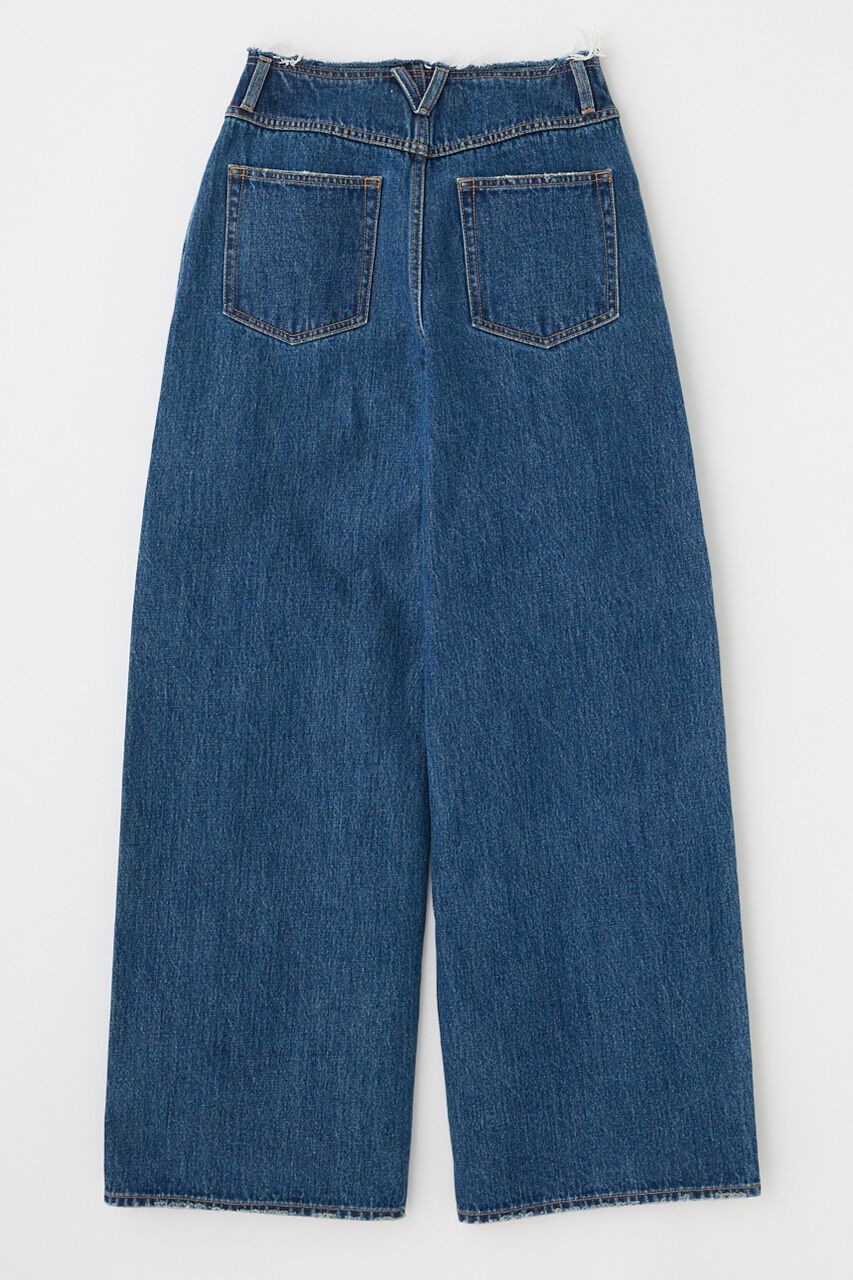 MOUSSY「BELT OFF ストレートデニム」|デニム|