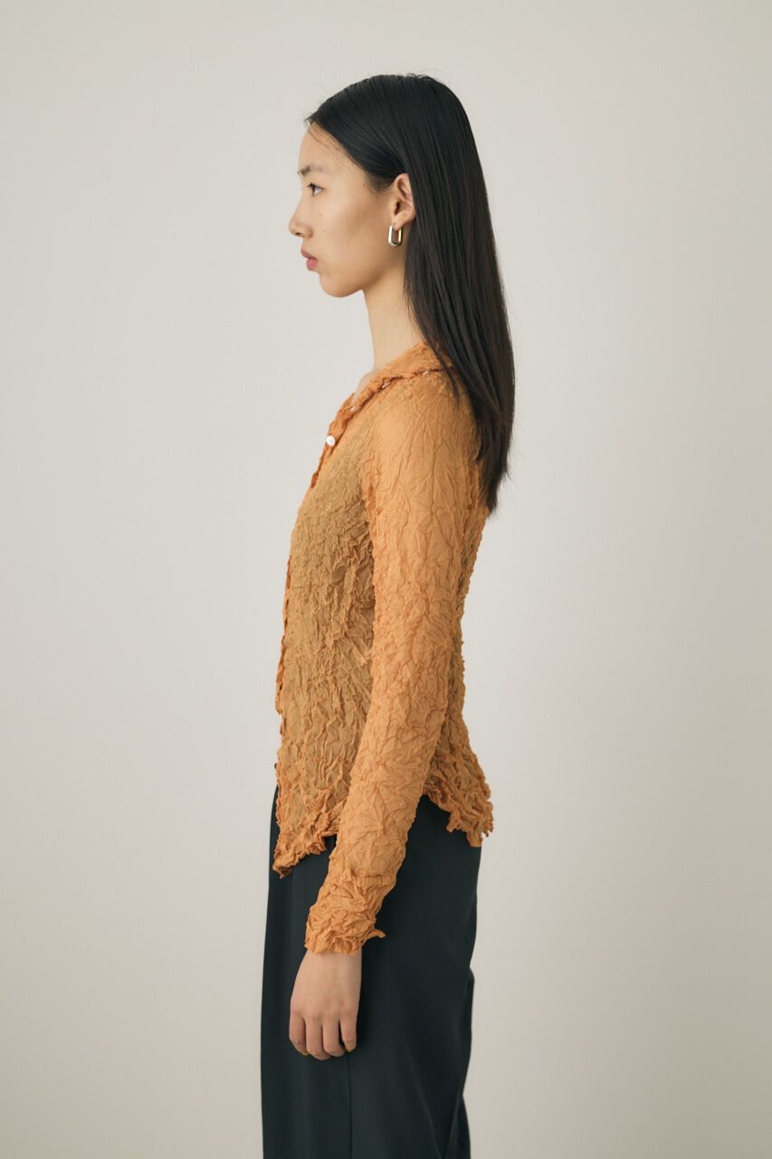 MOUSSY「リンクル２WAYシャツ　リサイクルポリエステル使用」|シャツ・ブラウス|