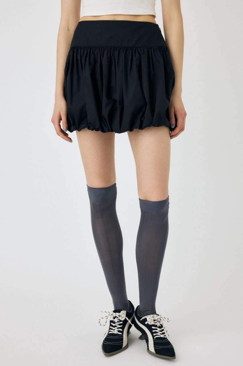 MOUSSY「BALLOON MINI スカート」|スカート|BLK