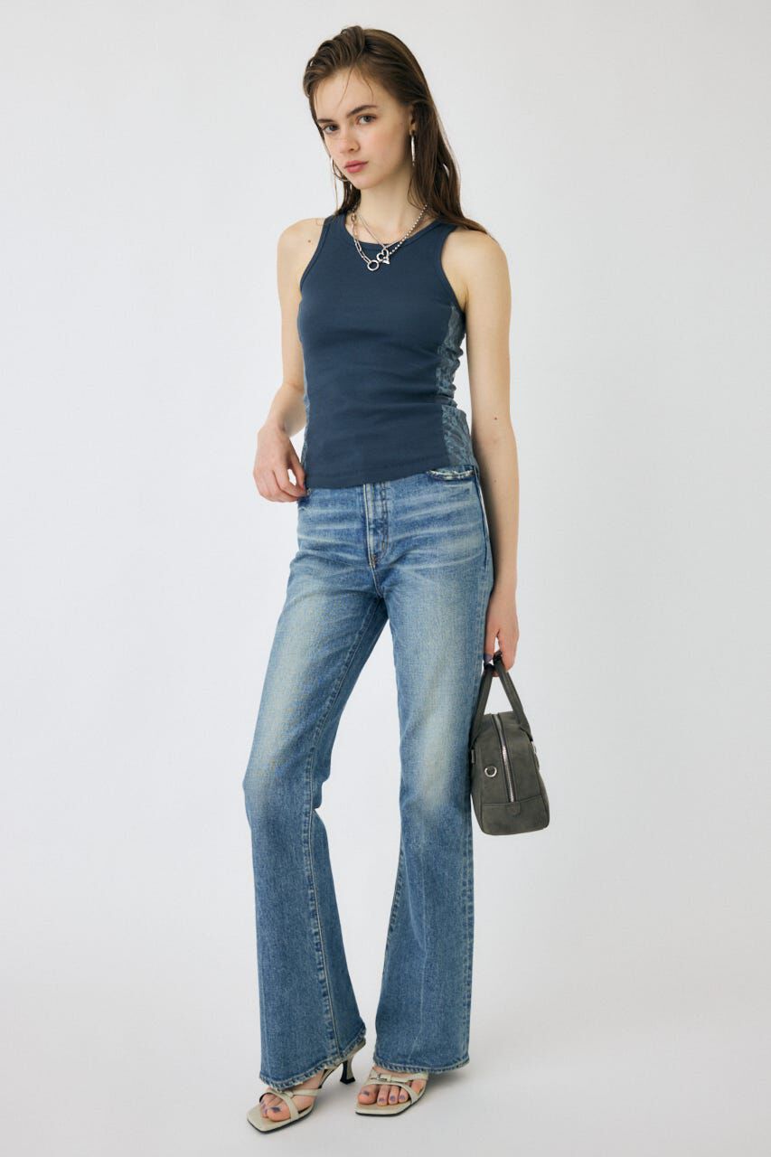 MOUSSY「LACE DOCKING タンクトップ」|タンクトップ|