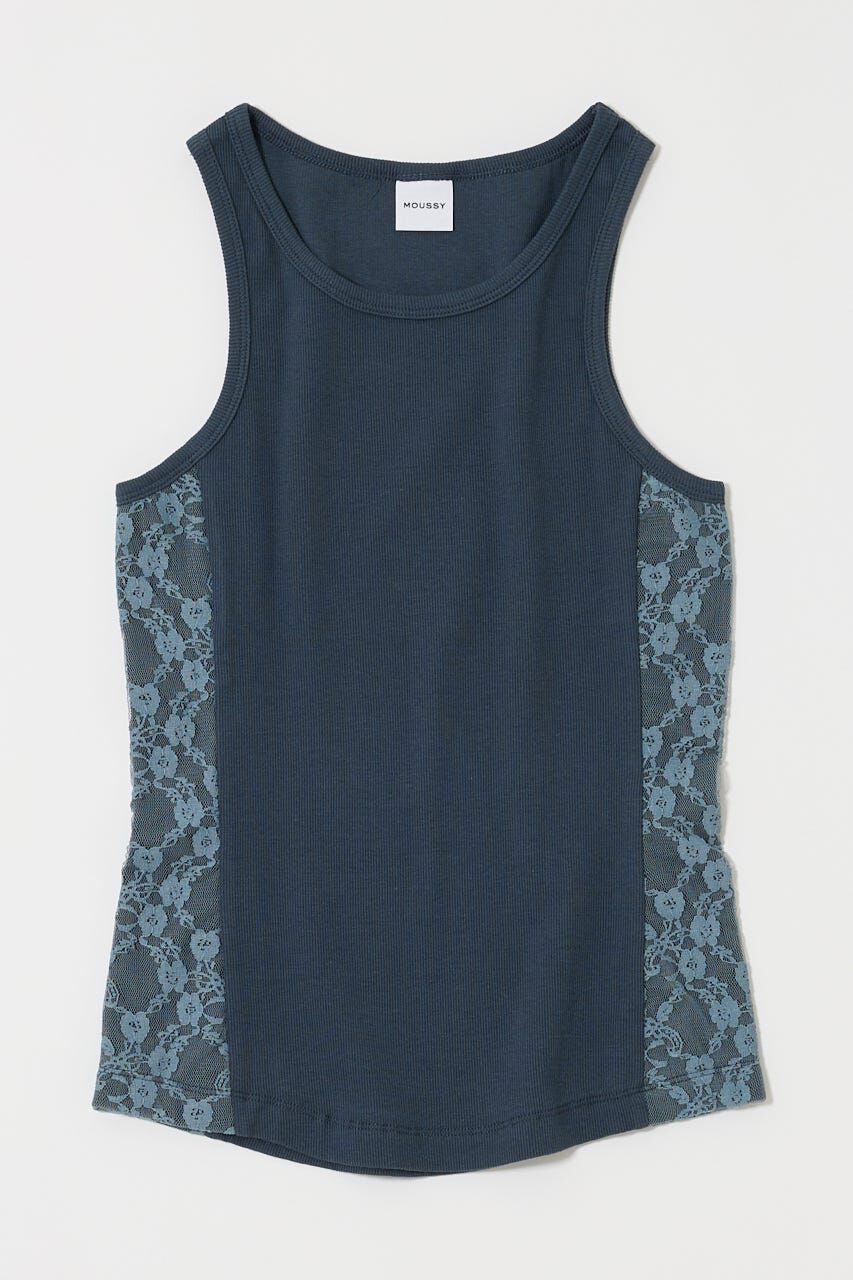 MOUSSY「LACE DOCKING タンクトップ」|タンクトップ|