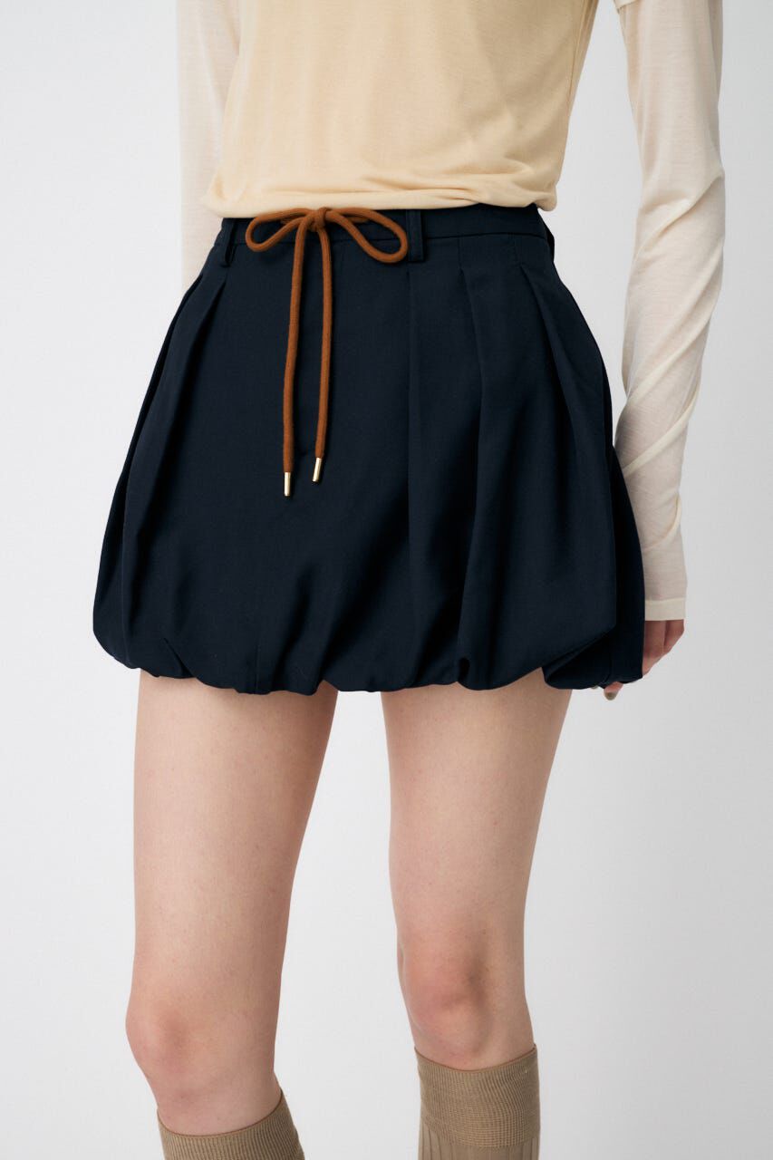 MOUSSY「TUCKED BALLOON MINI スカート」|スカート|NVY