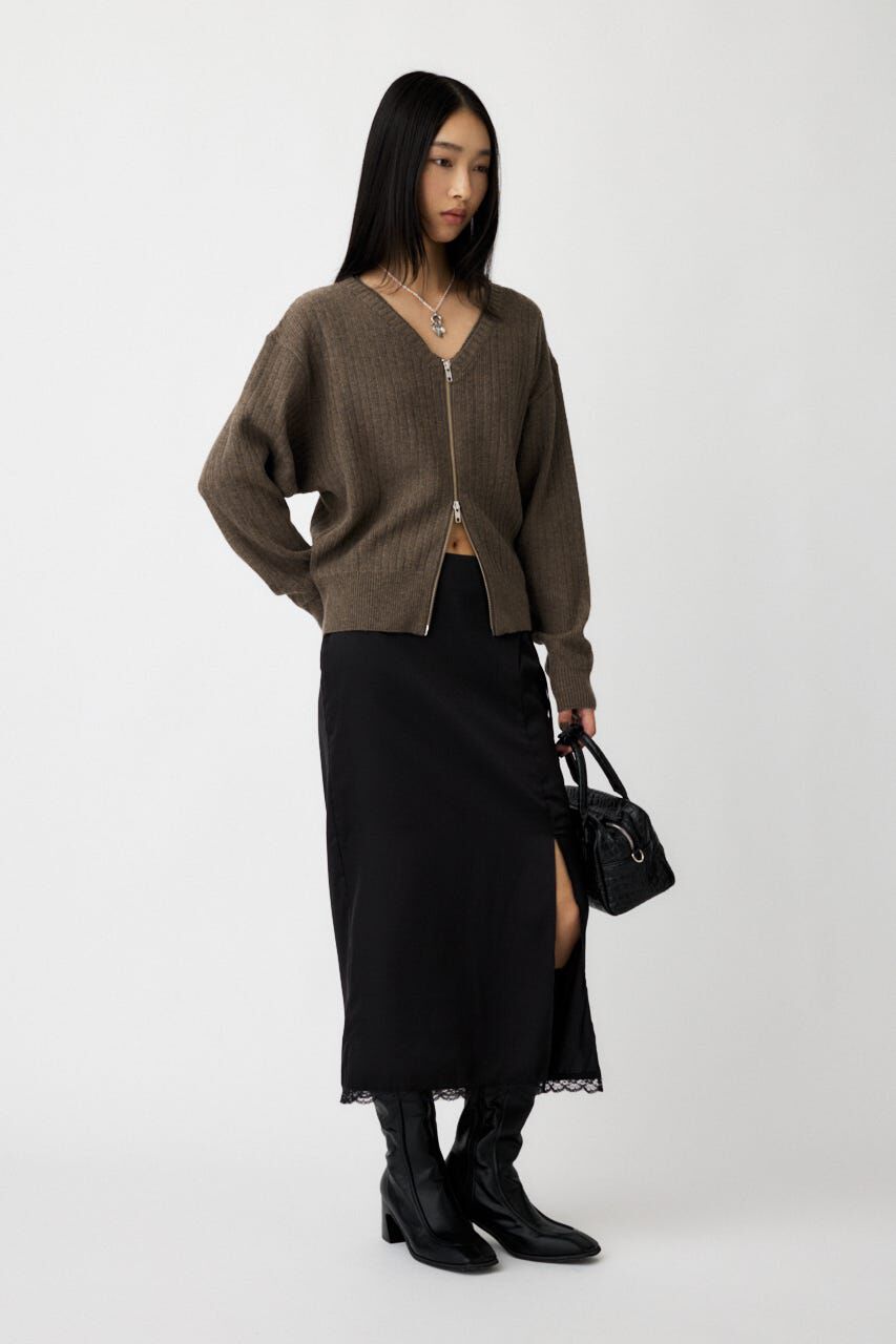 MOUSSY「DOT SATIN スカート」|スカート|