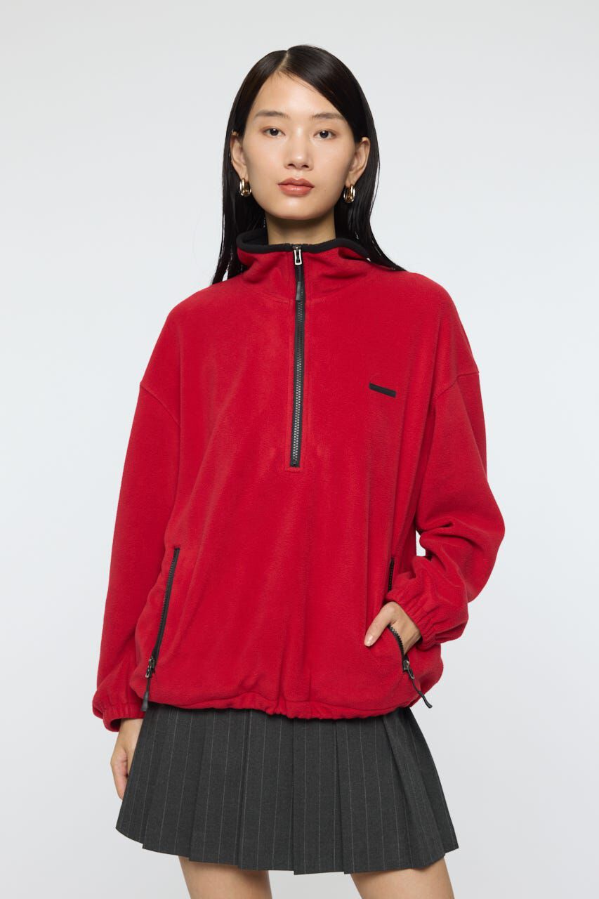 MOUSSY「FLEECE ZIP プルオーバー」|シャツ・ブラウス|