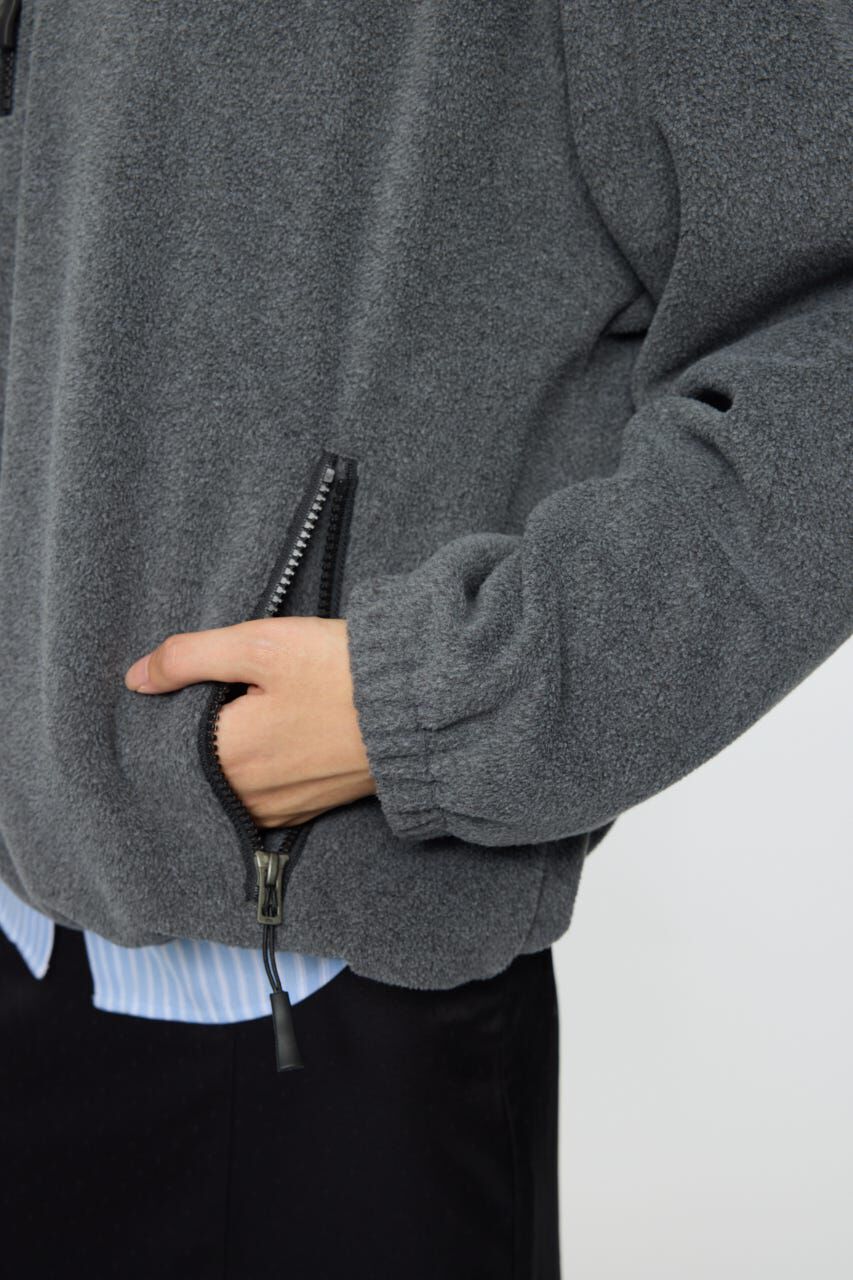 MOUSSY「FLEECE ZIP プルオーバー」|シャツ・ブラウス|