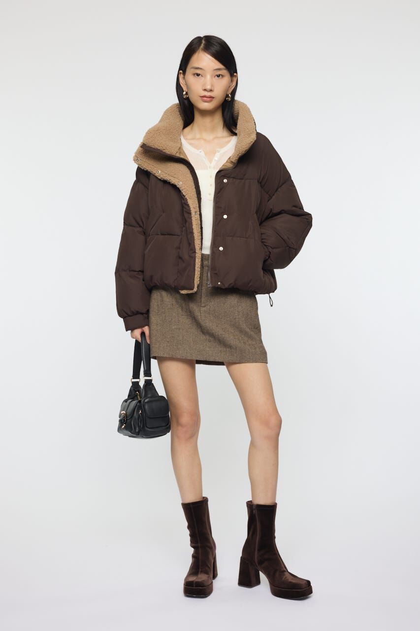 MOUSSY「CENTER PRESSED ミニスカート」|スカート|