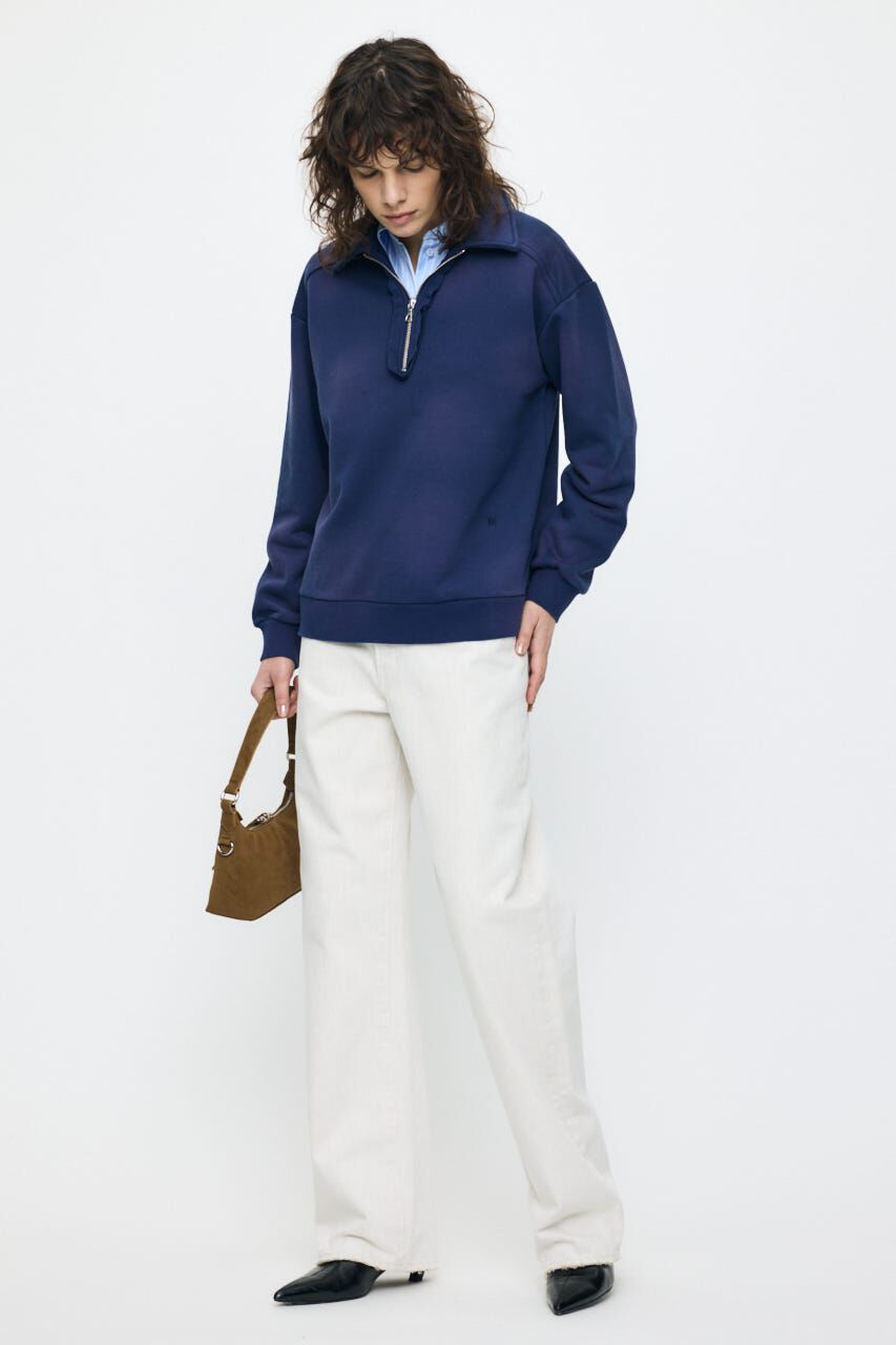 MOUSSY「HALF ZIP SWEAT POLO プルオーバー」|パーカー|