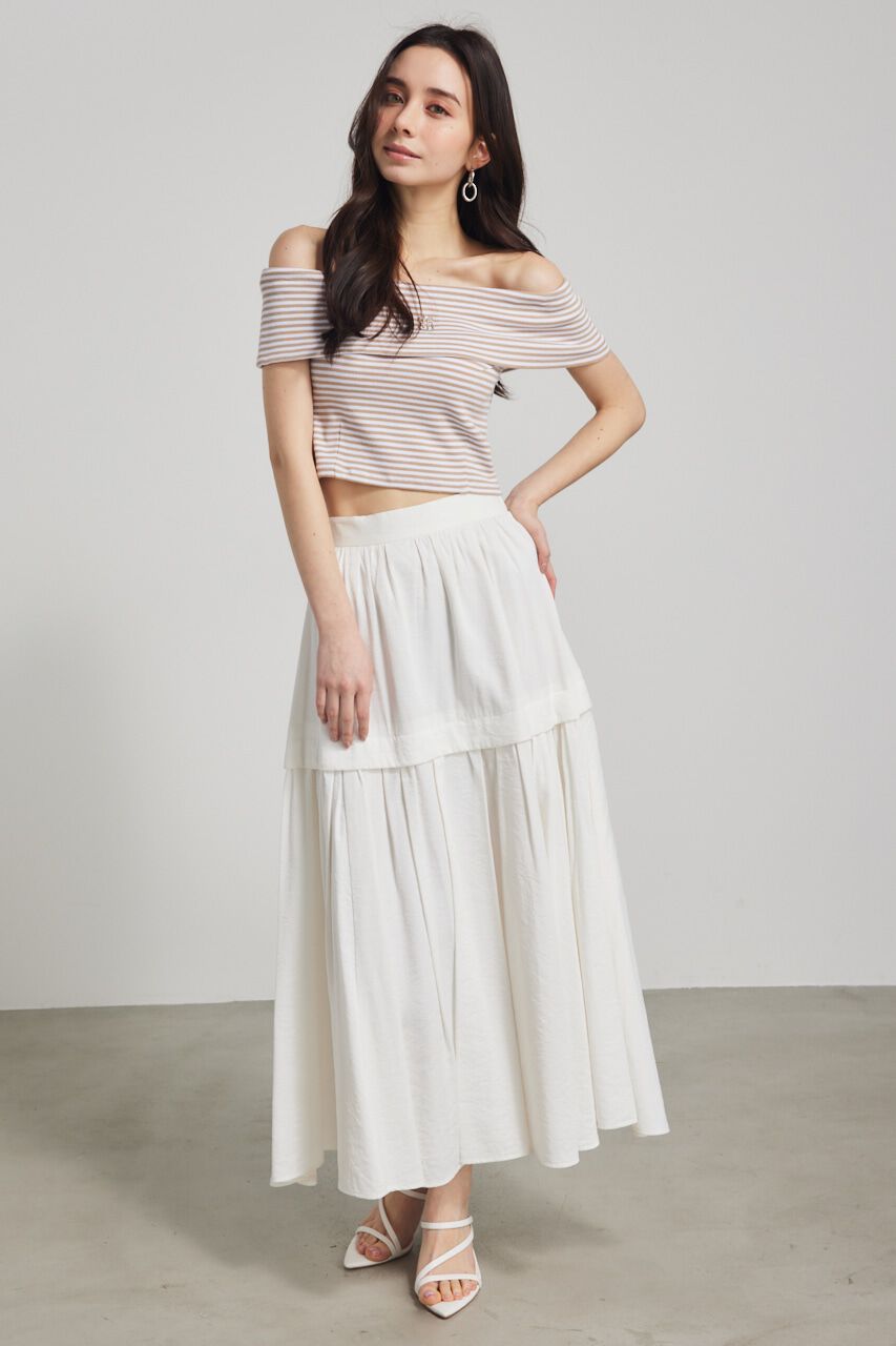 rienda「RモチーフプレートカットTOP」|Tシャツ・カットソー|