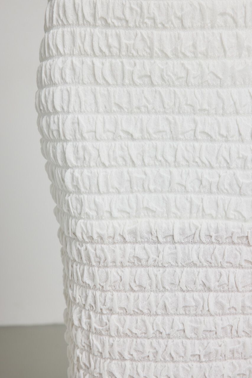 rienda「ポップコーンニットジャストウエストスカート」|スカート|