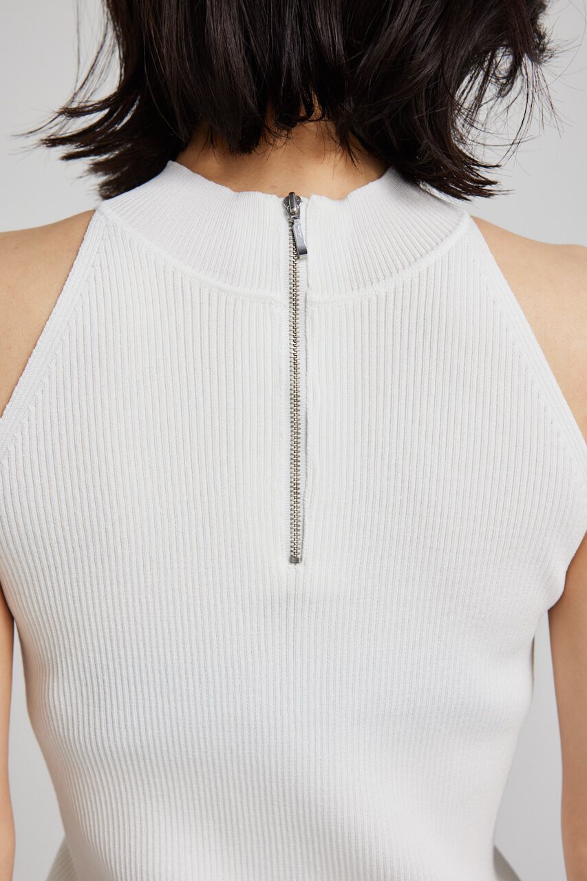 rienda「2WAYチェーンネックアメスリニットトップス」|タンクトップ|