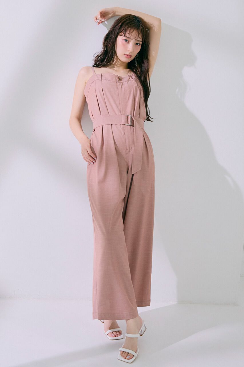 rienda「タックベアストレートロンパース」|その他|PNK