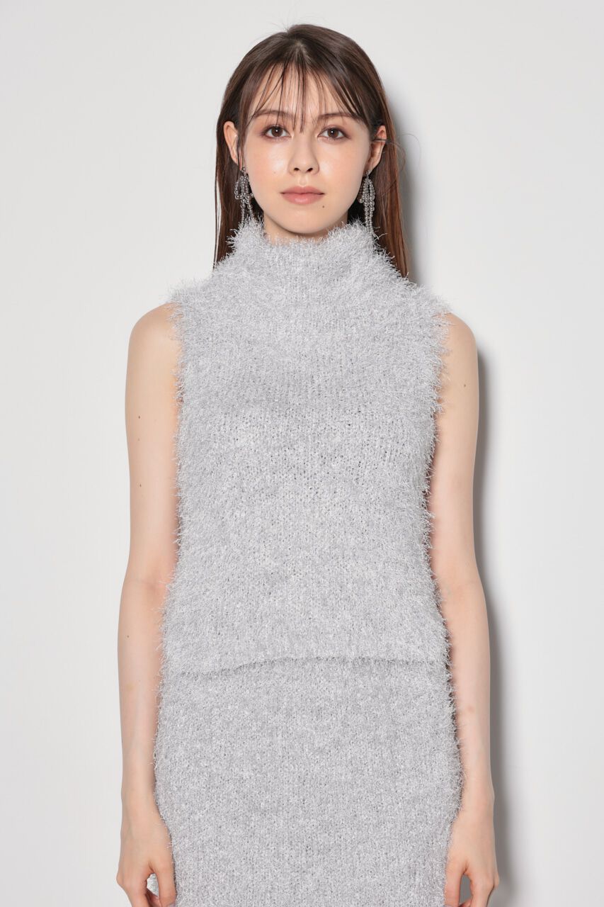 rienda「オフタートルノースリーシャギーニットトップス」|ニット・セーター|