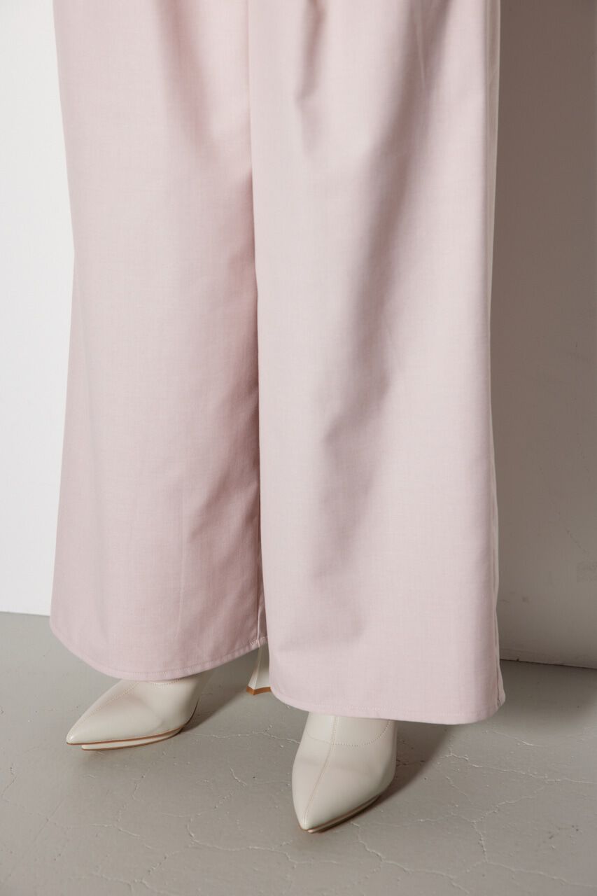 rienda「レイヤードベルトジャストウエストパンツ」|その他|